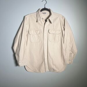 Woolrich Cream Button Down